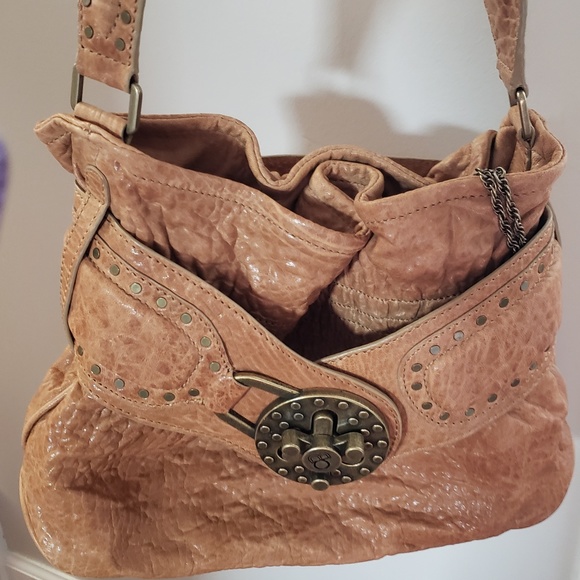 Botkier | Bags | Nwot Botkier Metallic Gray Xlarge Leather  Vintage Botkier Full Leather Hobo/Crossbody/Shoulder Bag